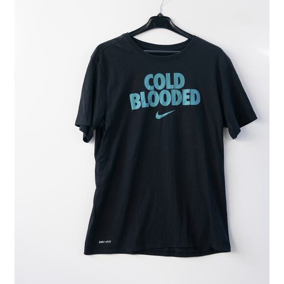 Nike Other - Mens Nike Dri-FIT Fitness Athletic Short Sleeve T-shirt Large Black Cold Blooded